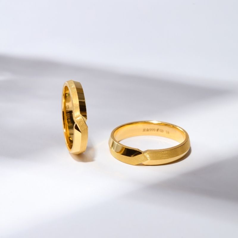 Gold Couple Rings